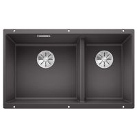BLANCO Мойка под столешницу для кухни SUBLINE 430/270-U без крыла темная скала (523152)